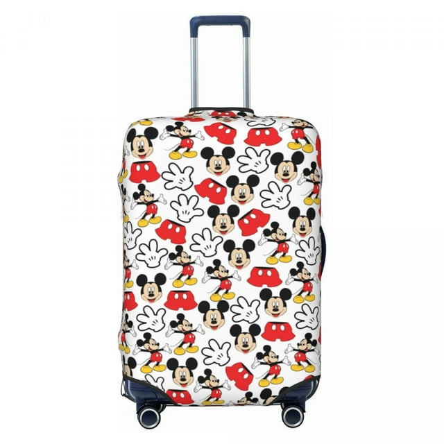 Custom Mickey Mouse Suitcase Cover Elastic Travel Luggage Covers for 18-32 inch