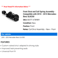 thumbnail image 2 of Front Strut and Coil Spring Assembly - Compatible with 2010 - 2015 Mercedes-Benz GLK350 2011 2012 2013 2014, 2 of 2