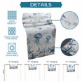 thumbnail image 6 of Blue Jellyfish Coastal Table Runner 90 Inches, Beach Starfish Nautical Coral Botanical Bed Runner Dresser Scarves Tabletop for Indoor Outdoor Parties/Ceremony/Banquet, 13" x 90", 6 of 9