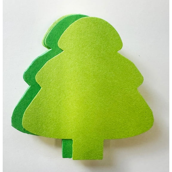 SHAPES ETC. Holiday Evergreen Tree Assorted Green Color Cut-Outs - 3in