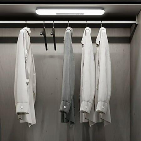 

QTOCIO Home Decor LED Intelligent Human Body Sensing Light Magnetic Suction Charging Cabinet Light Porch Light Wardrobe Bedroom Light With Small Night Lamp