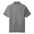 thumbnail image 6 of Yellow Rooster Mens Short Sleeve Gingham Polo Shirt Black/ White 3XL, 6 of 7