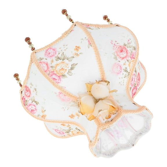 NICEXMAS 1Pc Retro Lampshade Cloth Light Cover Soft Cozy Light for Office Decor