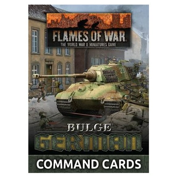Flames of War: Bulge: German Command Cards
