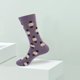thumbnail image 5 of Calcetines Calcetines largos casuales unisex Calcetines coloridos de moda Moda elástica para el hogar al aire libre Ygjytge Púrpura Única para Hombre, 5 of 5
