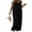 Black, variant on nvzhuang Women’s Fashion Jumpsuit Casual Button Wide Leg Suspender Overalls with Pockets