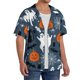 thumbnail image 2 of Fotbe Halloween Camisa Estampada de Manga Corta para Hombre, Casual de Verano, Estilo Playero, Sin Arrugas-Small, 2 of 5