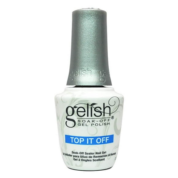 Gelish Harmony 0.5 Fluid Oz. Soak-Off Top-It-Off Sealer Gel Nail Polish Coat