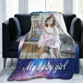 thumbnail image 3 of Personalised Blankets for Adults Custom Photo Picture Blanket Throw Fleece Flannel Customised Throws, Valentines Birthday Anniversary Wedding Gifts Him, Her, Family, 9 Photos, Full, 3 of 6