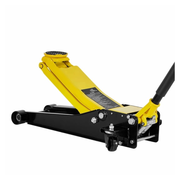 Low Profile Floor Jack 2 Ton, Hydraulic Trolley Jack with Dual Pistons, 4400 lbs Capacity, 2.95-19.9 Inch Lift for Cars & Trucks