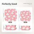 thumbnail image 3 of Multi-Size Leather Tray Four Corners Four Button Design Anti-Scratch Waterproof Convenient Cleaning Convenient Storage Cute Cloud Medium, 3 of 8