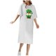 thumbnail image 1 of Vestido Corto de Verano Cuello Redondo Estilo de Camiseta de Longitud de Tobillo de Manga Corta, Altamente Elástico para Pijamas Y Ropa Interior Sexy, 1 of 8