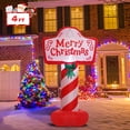 thumbnail image 2 of Decoraciones inflables navideñas para exteriores, feliz Navidad, 4 pies, 2 of 8