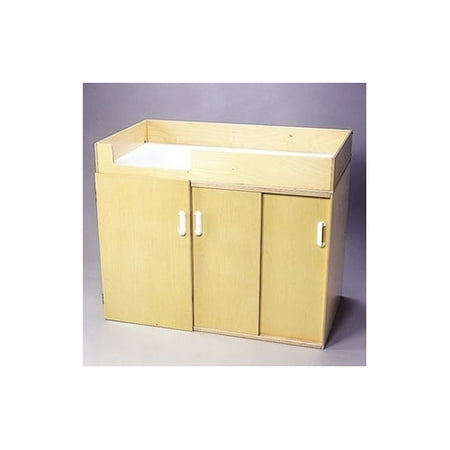 Whitney Brothers Toddler Changing Cabinet with Stairs