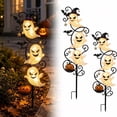 thumbnail image 2 of Solar Halloween Cat & Pumpkin Garden Light, Waterproof LED Moon Stake Decor, Outdoor Yard Light for Patio Lawn Pathway, 2 of 7