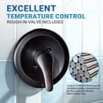 thumbnail image 3 of Wowow Single Handle 7-Spray Patterns Shower Faucet 1.8 GPM with Handheld Showerhead Corrosion Resistant in Oil Rubbed Bronze, 3 of 7