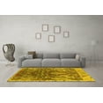 thumbnail image 3 of Ahgly Company Indoor Rectangle Oriental Yellow Industrial Area Rugs, 7' x 10', 3 of 4