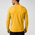 thumbnail image 4 of Samdudou Mens T Shirts Long Sleeve Crewneck Casual Basic Tees Everyday Layering Undershirts Lightweight Athletic Training Tops Classic Daily Workout Pullover Apparel, 4 of 6