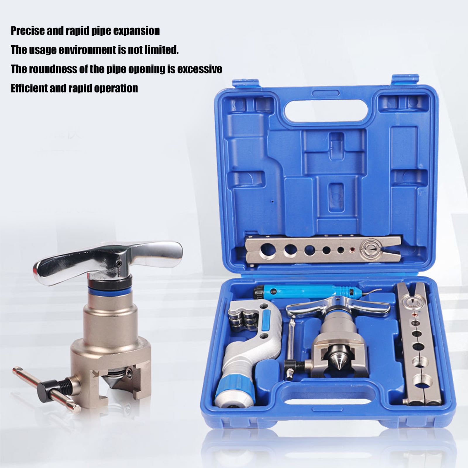 Professional HVAC Copper Pipe Expander Reamer Tool With Eccentric Flaring Design For Precisions Refrigeration Repairs