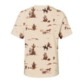 thumbnail image 6 of Miaoju Western Shirts for Women Cow Shirt Vintage Western Outfits Western T Shirt Cowgirl Outfits Cattle Tops, Beige XXL, 6 of 6