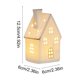 thumbnail image 3 of Eoozwa Ceramic Christmas Decor Set Christmas Tree Luminous Deer Snowman Villa Figurines Battery Powered Night Light for Holiday Tabletop Scene, 3 of 5