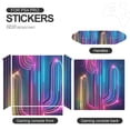 thumbnail image 5 of Decal Skin for PS4 Slim / PS4 Pro / PS4, Whole Body Vinyl Sticker Cover for Playstation 4 Console and Controller (Neon Cactus-1), 5 of 5