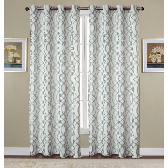 RT Designers Collection Dawson Jacquard Grommet Curtain Panel