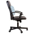 thumbnail image 3 of Ice Skates Lumbar Pillow, Winter Sports Elements Scattered Snowflakes Gloves Ski Poles Snowboard, Soft Back Cushion Office Chairs with Adjustable Straps, 14" x 13", Deep Sky Blue White, by Ambesonne, 3 of 7