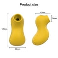 thumbnail image 4 of Birdsexy Sucking Vibrator Sex Toys for Women, Rechargeable Clitoral Nipple Stimulator with 7 Suction Modes, Mini Suction Cup Vibrator Tongue Sucking Clitoris Masturbator - Yellow, 4 of 7