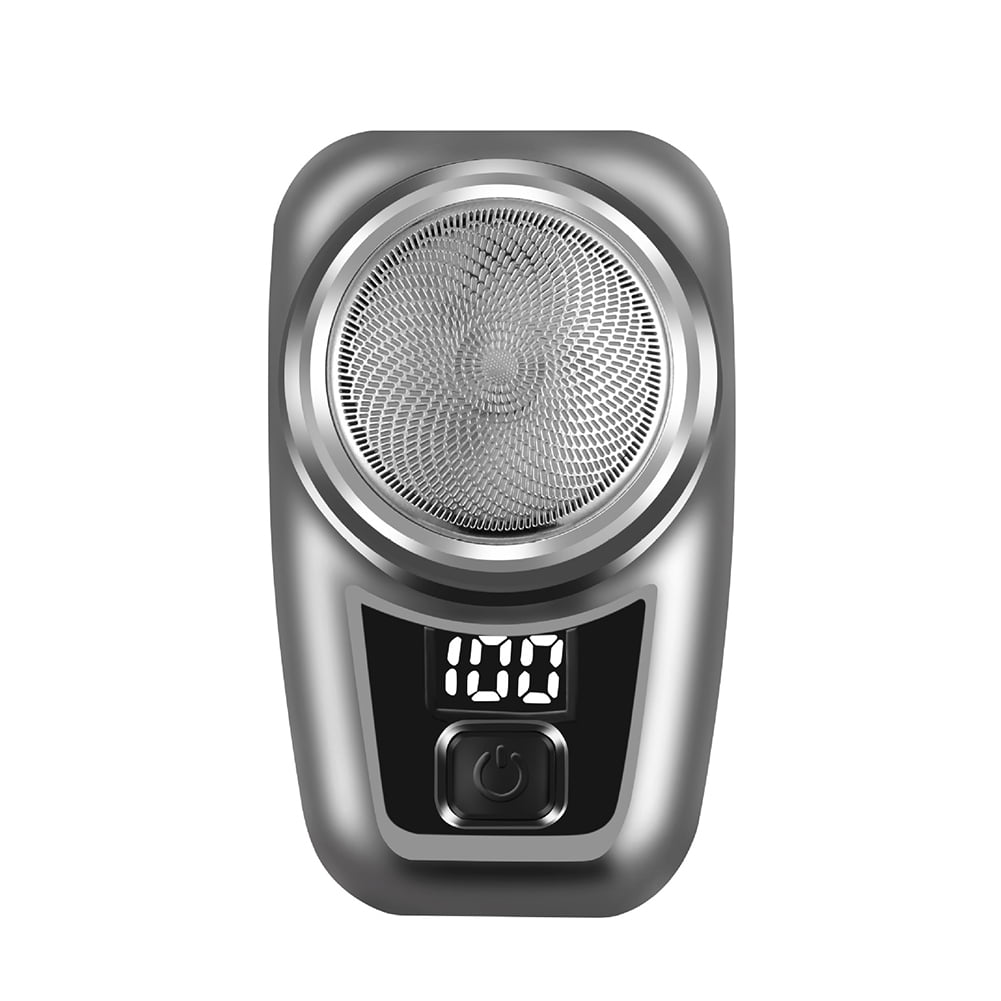 YUANHUILI Mini Beard Shavers Digital Display Travel Shavers Low Noise