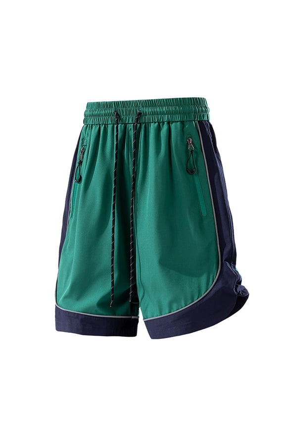 Men's Athletic Gym Shorts Summer Ultra Performance Drawstring Waist Shorts Dagger Basketaball Shorts with Pockets Green XXL