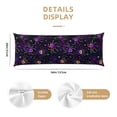 thumbnail image 3 of Vsdgher Multi-colored Spiders Body Pillow Cover, Pillowcases with Hidden Zipper Breathable Long Pillow Case (Pillows are not included,20x54 inch), 3 of 7