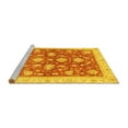 thumbnail image 2 of Ahgly Company Machine Washable Indoor Rectangle Oriental Yellow Traditional Area Rugs, 2' x 4', 2 of 4