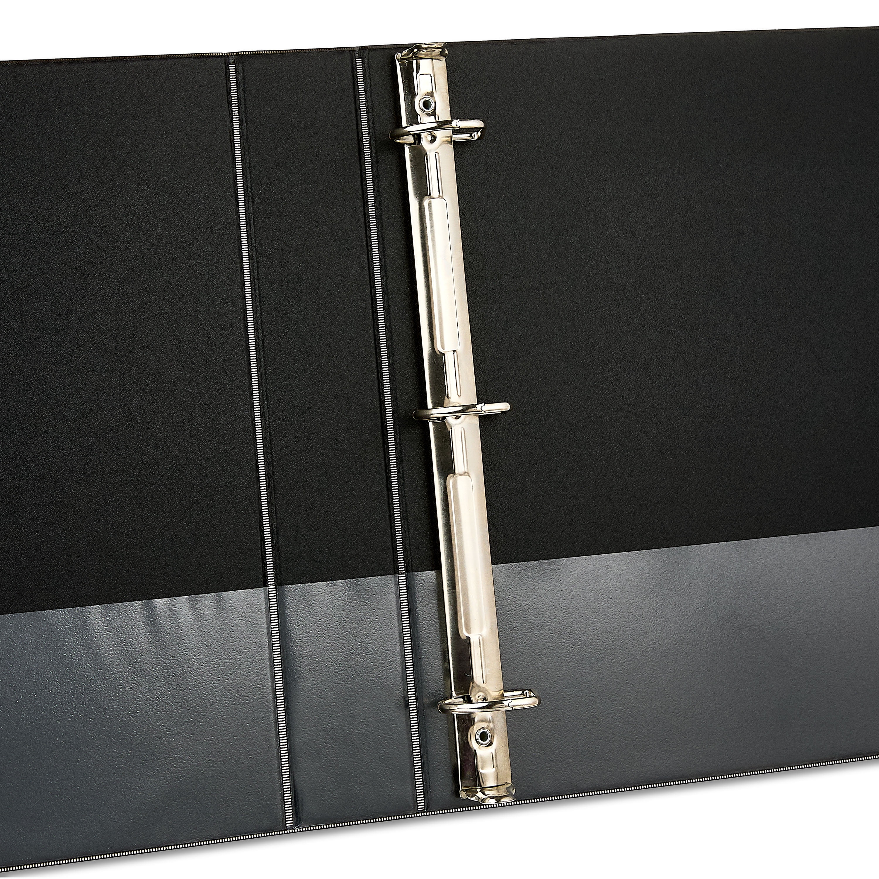 Pen+Gear 1.5-inch D-Ring Binders, Durable View, 4 Count, Black
