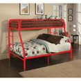 thumbnail image 5 of ACME Eclipse Industrial Bunk Bed (Twin/Full), Red, 5 of 5