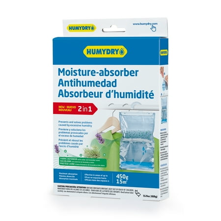 Humydry® Hanging Bag Moisture Absorber 15.9 oz., Wool & Cedar Scent 12pk