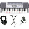 Casio LK100 Lighted 61-Key Keyboard with Stand, Headphones, and Power Supply
