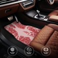thumbnail image 6 of Yiaed Red Meat Print Carpet Floor Mats for Cars, Auto Accessories Front & Rear Car Floor Mats Car Floor Foot Mat Sets of 4 Pieces, 6 of 7