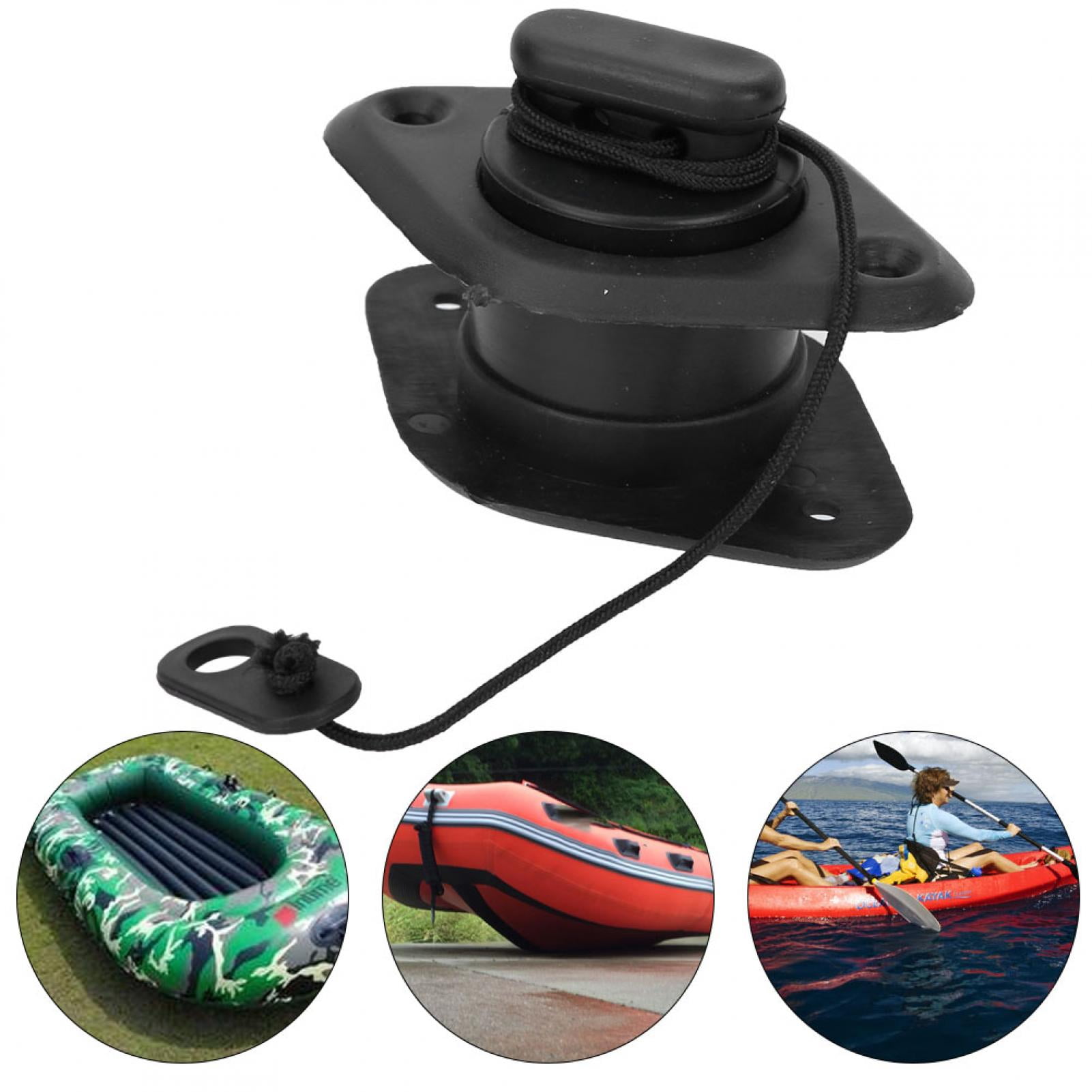 Details about   Drain Valve Durable PVC Black Drain Valve For Inflatable Boats Fishing Boat 