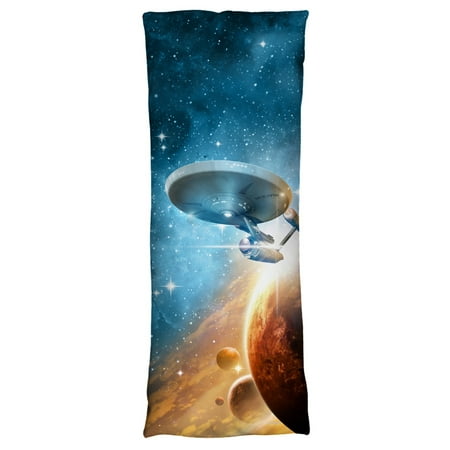 Star Trek Final Frontier Microfiber Body Pillow White 18x54