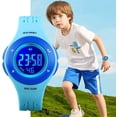 thumbnail image 4 of Reloj LED digital HUOGUO para niños, resistente al agua, 50 m, con alarma, 4 of 5