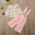 thumbnail image 4 of IZhansean Toddler Kids Baby Girls Autumn Outfits Clothes T-shirt Tops+Long Pants 2PCS Set Pink 1-2 Years, 4 of 7