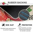 thumbnail image 3 of Spring Summer Strawberry Kitchen Rugs Set of 2, Berry Sweet Fruit Bee Kitchen Mats Decor, Live Happy Seasonal Floor Door Mat Home Decorations - 17x30 and 17x47 Inch, 3 of 5