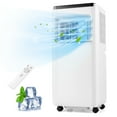 thumbnail image 1 of Gymax Portable Air Conditioner 8000 BTU Floor AC Unit Fan & Dehumidifier w/ 24H Timer 2 Fan Speeds, 1 of 9