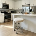 thumbnail image 6 of Stool Cover 12 Inch round Bar Seat Covers with Elastic Bands Sturdy Imitation Silkly Fabric for Home Bar Kitchen Dining Room, 6 of 6