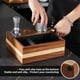 thumbnail image 3 of Caja de golpe de espresso y estación de apisonamiento, caja organizadora de café espresso compatible con manipuladores de 51 mm a 54 mm, 3 of 5
