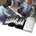 NGHnuifg Keyboard Piano Can Be Folded 49 Keys Travel Piano Children Can