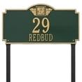 thumbnail image 1 of Whitehall 5104GG Monogram - Estate Lawn - Two Line- Green/Gold, 1 of 1