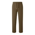 thumbnail image 6 of Piuwrlz Teen Sweatpants Boys Jogger Pants Relaxed Fit Plush Pant Coffee Size 14-15Years, 6 of 7