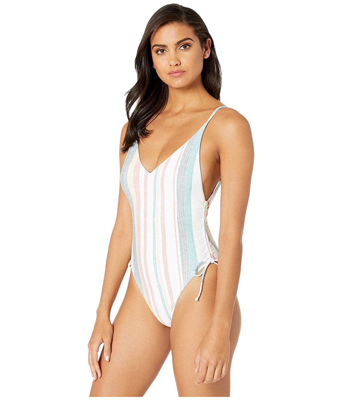 roxy striped swimsuit